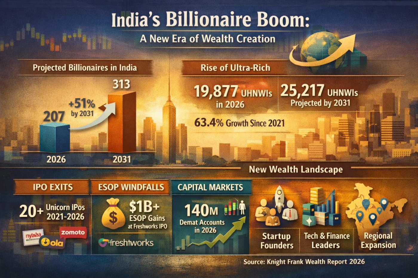 Indian billionaire boom 2026 MTN